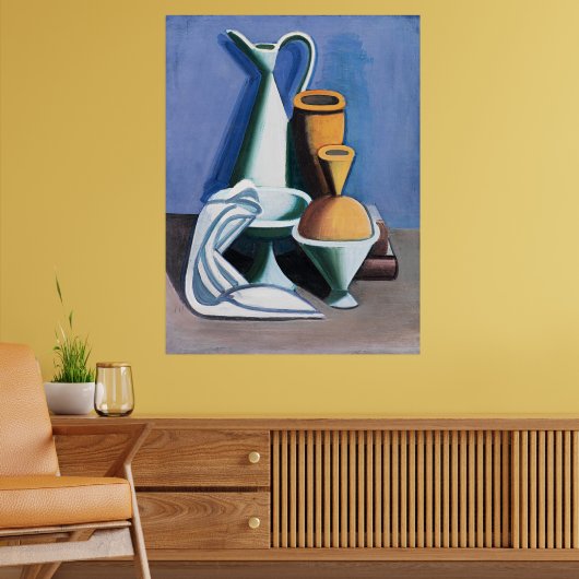 Vilhelm Lundstrom's schilderij met gietkan Poster (Woonkamer 2)