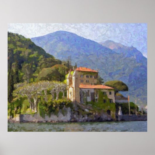 Villa Balbianello, Comomeer Poster (Voorkant)