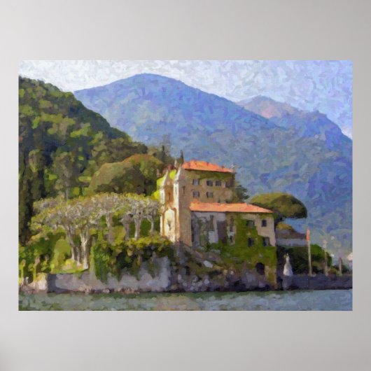 Villa Balbianello, Lake Como Poster (Voorkant)