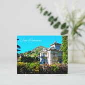 Villa Bernasconi Cernobbio Lake Como Italië Briefkaart (Staand voorkant)