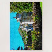 Villa Bernasconi Cernobbio Lake Como Italië Legpuzzel (Verticaal)