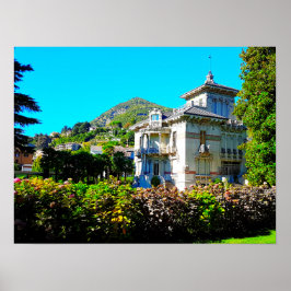 Villa Bernasconi Cernobbio Lake Como Italië Poster