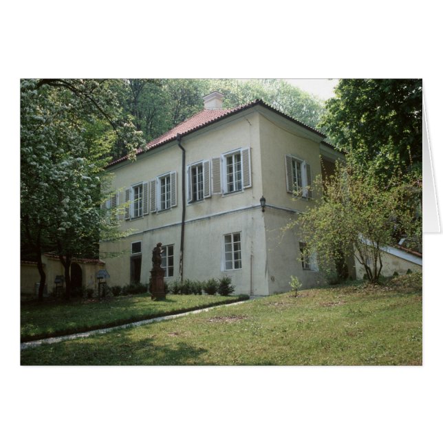 Villa Bertramka-Mozart-Prague (Voorkant Horizontaal)