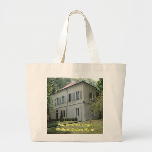 Villa Bertramka-Mozart-Prague Grote Tote Bag (Voorkant)