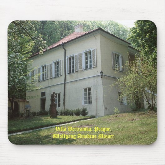 Villa Bertramka-Mozart-Prague Muismat (Voorkant)