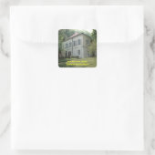 Villa Bertramka-Mozart-Prague Vierkante Sticker (Tas)