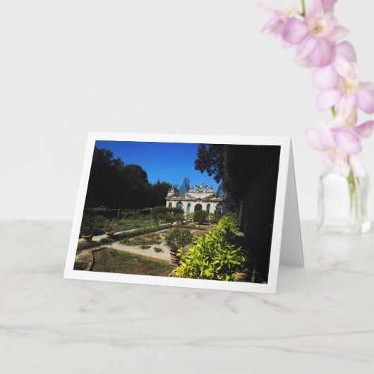 Villa Borghese Gardens, Roma, Italië Kaart (Orchidee)