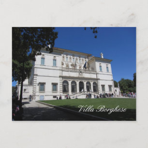 Villa Borghese, Rome, Italië Briefkaart