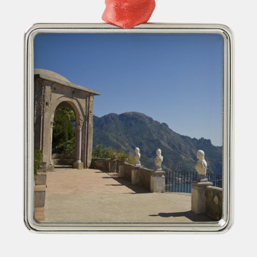 Villa Cimbrone, Ravello, Campania, Italië Metalen Ornament (Voorkant)