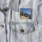 Villa Cimbrone, Ravello, Campania, Italië Vierkante Button 5,1 Cm (In situ)