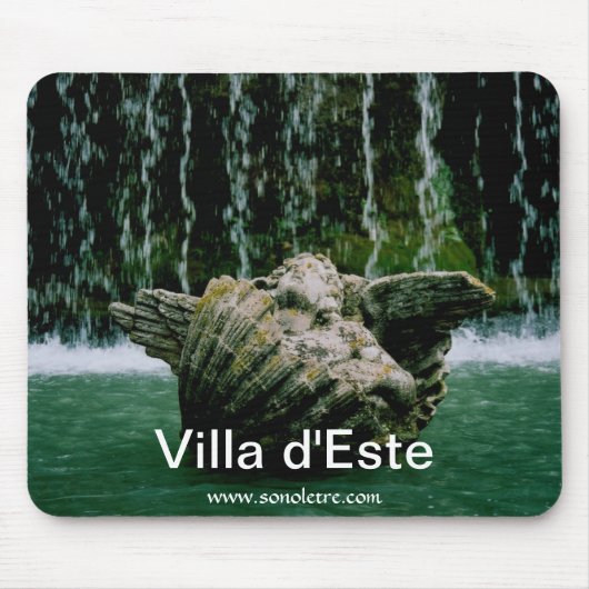 Villa d'Este Fountain Cherub Mousepad Muismat (Voorkant)