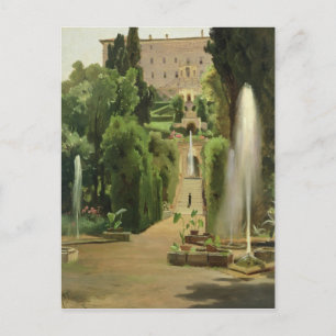 Villa D'Este, Tivoli, 1869 Briefkaart