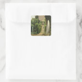 Villa D'Este, Tivoli, 1869 Vierkante Sticker (Tas)