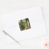Villa D'Este, Tivoli, 1869 Vierkante Sticker (Envelop)