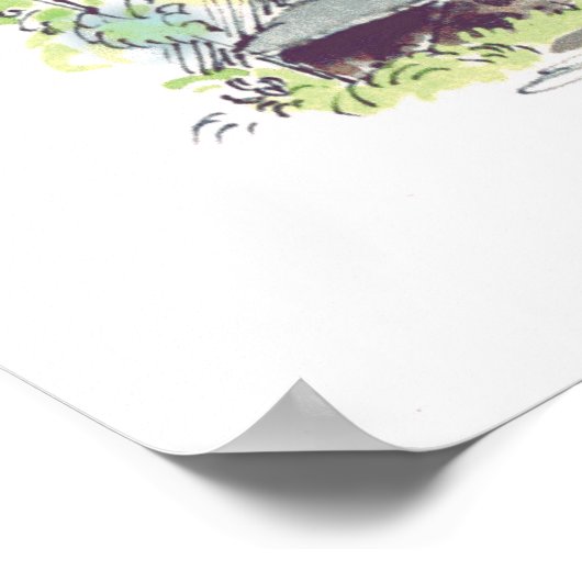 Villa Door Florence poster (Hoek)