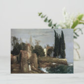 Villa door het Zee van Arnold Bocklin, symbolistis (Staand voorkant)