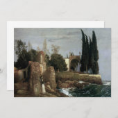 Villa door het Zee van Arnold Bocklin, symbolistis (Voorkant / Achterkant)