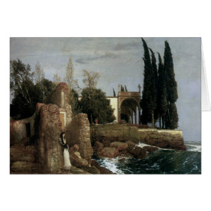 Villa door het Zee van Arnold Bocklin, symbolistis