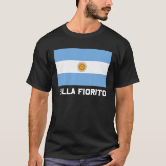 Villa Fiorito Republica Argentina Flag Emblem Band T-shirt