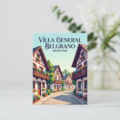 Villa General Belgrano Argentinië Briefkaart (Staand voorkant)