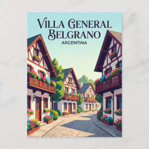 Villa General Belgrano Argentinië Briefkaart