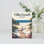 Villa Gesell Argentinië Briefkaart (Staand voorkant)