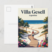 Villa Gesell Argentinië Briefkaart (Voorkant / Achterkant)