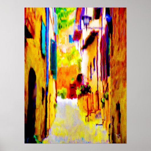 Villa in Corleone op Canvas 15x20 Poster (Voorkant)
