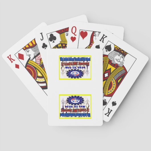 Villa Jacinta 2014 Reünie Pokerkaarten (Achterkant)