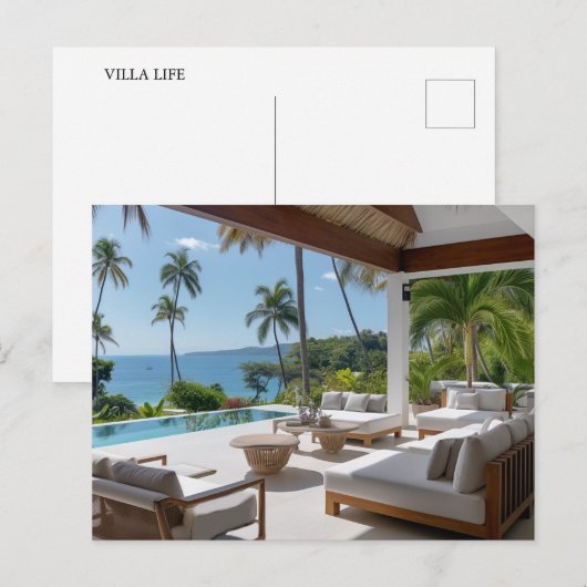 VILLA LEVEN #1 BRIEFKAART (Voorkant / Achterkant)