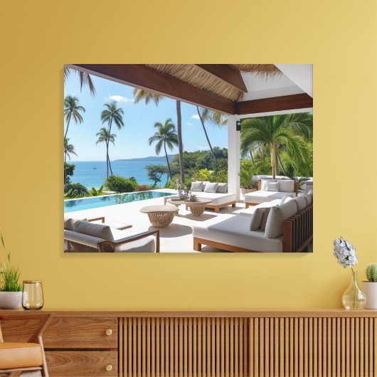 VILLA LEVEN #1 CANVAS AFDRUK (Insitu (Woonkamer))