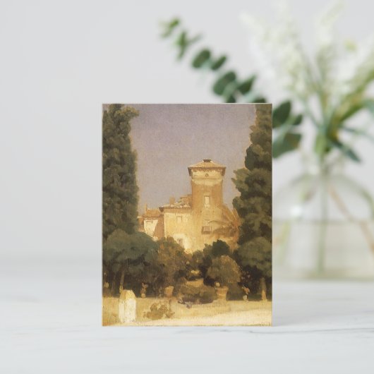 Villa Malta, Rome van Lord Frederic Leighton Briefkaart (Staand voorkant)