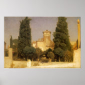 Villa Malta, Rome van Lord Frederic Leighton Poster (Voorkant)
