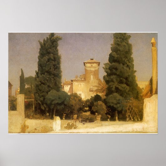 Villa Malta, Rome van Lord Frederic Leighton Poster (Voorkant)