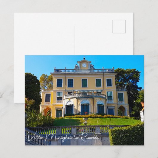 Villa Margherita Ricordi Grianti Lake Como Italië Briefkaart (Voorkant / Achterkant)