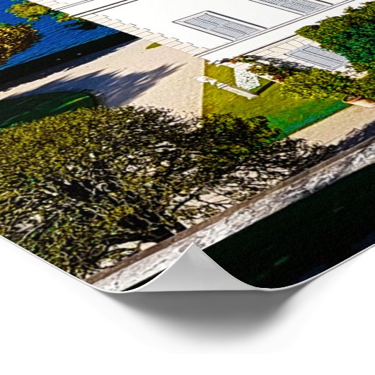 Villa Melzi Bellagio Lake Como Italië Poster (Hoek)