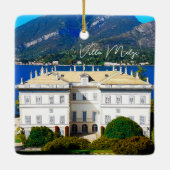 Villa Melzi Bellagio Lake Como Italy Keramisch Ornament (Achterkant)