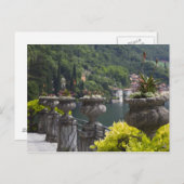 Villa Monastero, tuinen en lakefront, Varenna Briefkaart (Voorkant / Achterkant)