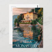 Villa Monastero Varenna meer como Briefkaart (Voorkant / Achterkant)