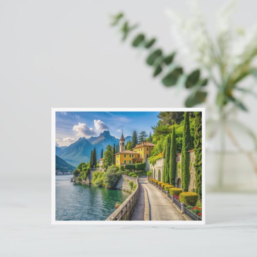 Villa Monastero Varenna meer como Briefkaart (Staand voorkant)