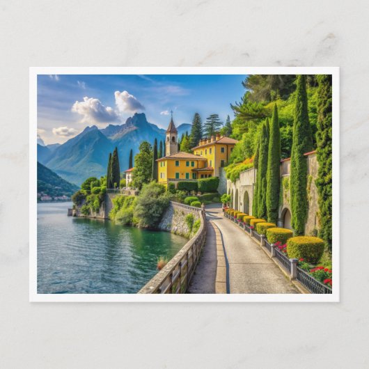 Villa Monastero Varenna meer como Briefkaart (Voorkant)