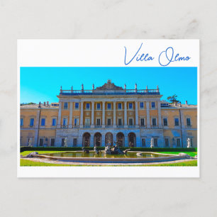 Villa Olmo Lake Como Italië Briefkaart
