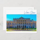 Villa Olmo Lake Como Italië Briefkaart (Voorkant / Achterkant)