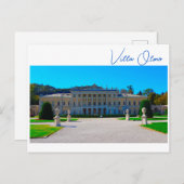 Villa Olmo Lake Como Italië Briefkaart (Voorkant / Achterkant)