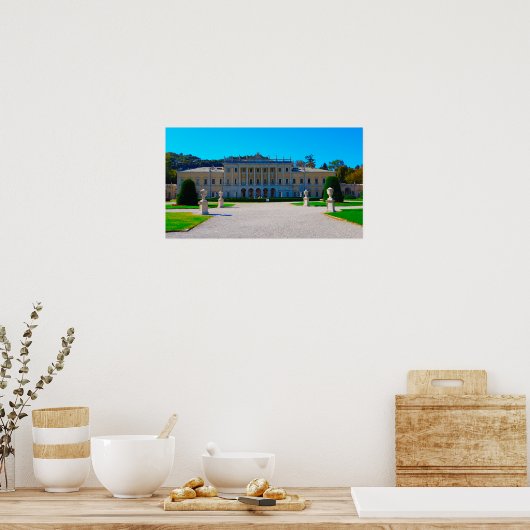 Villa Olmo Lake Como Italië Poster (Keuken)
