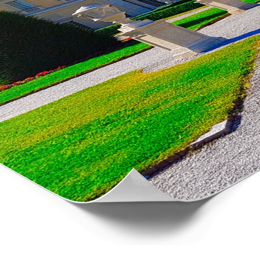 Villa Olmo Lake Como Italië Poster (Hoek)