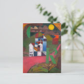Villa R (1919), schilderij van Paul Klee Briefkaart (Staand voorkant)