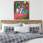 Villa R | Paul Klee | Canvas Afdruk (Insitu (Slaapkamer))