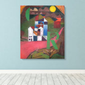 Villa R | Paul Klee | Canvas Afdruk (Insitu (Houten vloer))