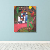 Villa R | Paul Klee | Canvas Afdruk (Insitu (Houten vloer))